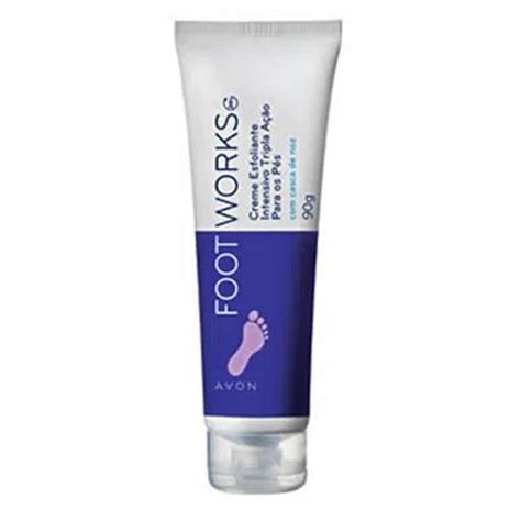 Avon FootWorks Máscara Esfoliante para os Pés Extrato de Lavanda 90g