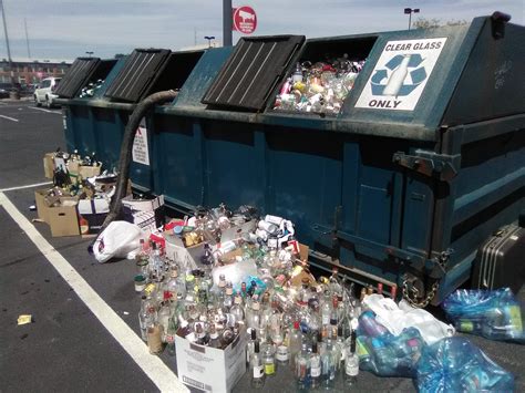 It's not like this recycling dumpster isn't regularly maintained ...