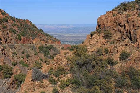 Arizona Mingus Mountain View Down Into The Verde Valley Flickr