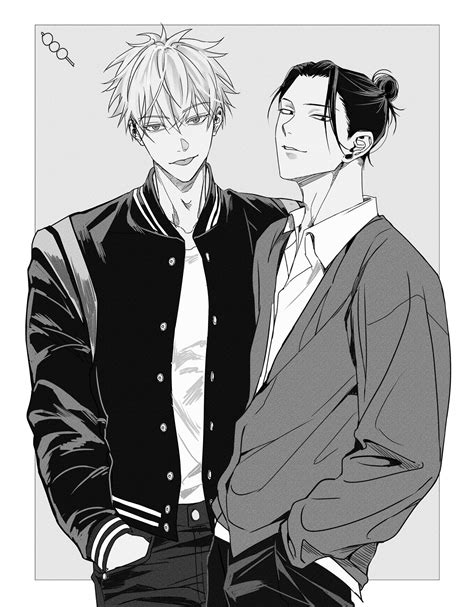 Gojou Satoru And Getou Suguru Jujutsu Kaisen Drawn By Workdango