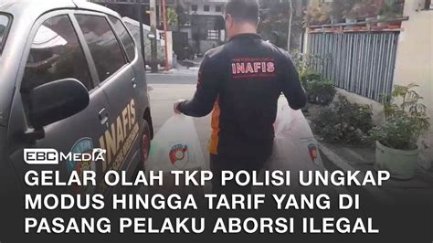 Gelar Olah Tkp Polisi Ungkap Modus Hingga Tarif Yang Di Pasang Pelaku