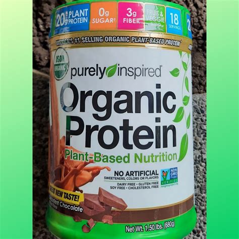 Purely Inspired Organic Protein Plant Based Nutrition Chocolate Flavor