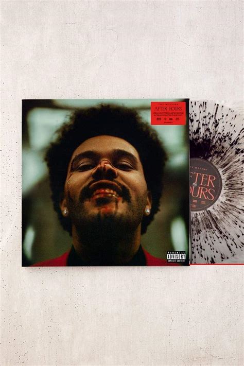 After Hours The Weeknd 2xlp Clear With Black Splatter Limited Edition