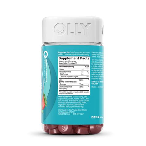 OLLY Goodbye Stress Gummies– OLLY PBC