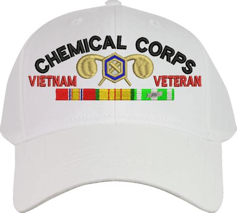 U S Army Chemical Corps Vietnam Veteran Embroidered Cap