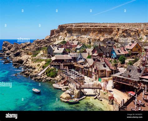 Mellieha Malta May 2021 Popeye Village In Malta It Is A Film Set