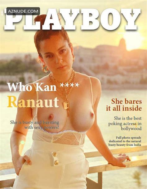 Kangana Ranaut Rare Deep Cleavage And Nude Photoshoot For Playmate