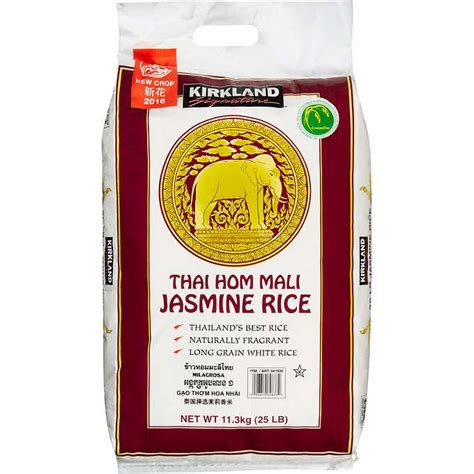 Kirkland Signature Thai Hom Mali Jasmine Rice Lbs Costco