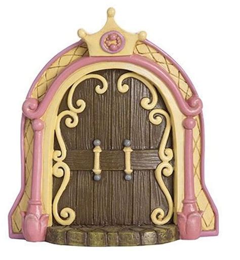 Pink And Yellow Fairy Princess Door Fairy Tale Door Fairy Garden