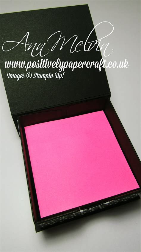 Positively Papercraft 5 Remake It Monday Large Post It Note Holder