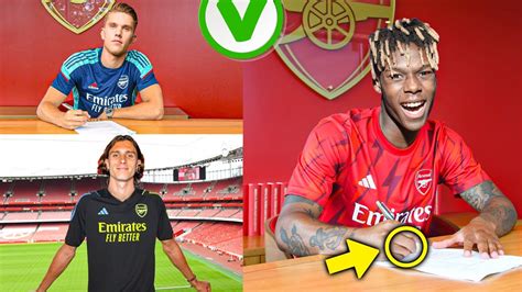 Arsenal Just Signs For 3 Players Nico Deal Done Viktor Gyökeres Join