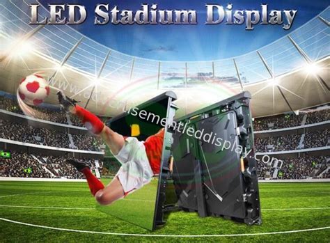 6500cd Outdoor Perimeter LED Display With FCC CE Approval