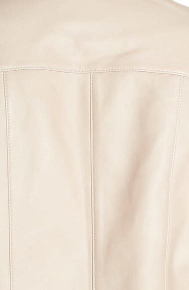 Halogen Collarless Leather Jacket 328 Nordstrom Lookastic