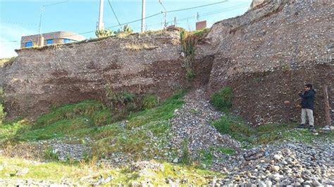 Junín Ingemmet Identificó Que Corte De Talud Para Construcción De