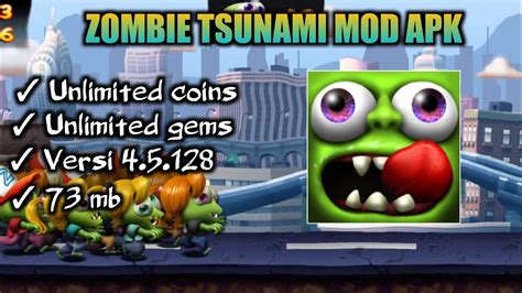 Zombie Tsunami Mod Apk Terbaru Versi Unlimited Coins And Gems