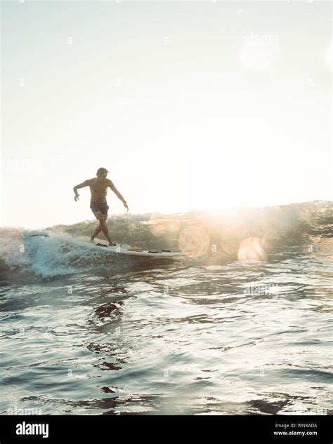 Surfing In Ocean Beach San Diego Stock Photo Alamy