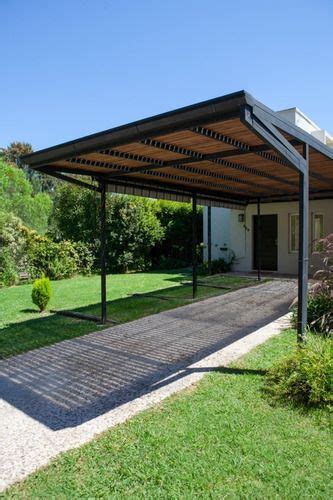 Pergolas De Hierro Madera Y Policarbonato Mercadolibre Carport