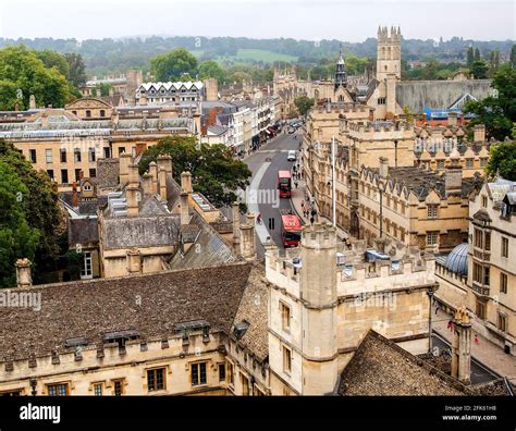 Magdalen Tower Oxford Aerial Hi Res Stock Photography And Images Alamy