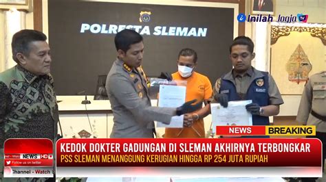 Kedok Dokter Gadungan Di Sleman Akhirnya Terbongkar Youtube