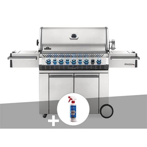 Napoleon Barbecue à gaz Napoleon Prestige Pro 665 SIB inox