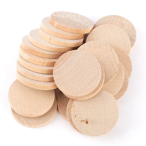 Unfinished Wood Round Discs All Wood Cutouts Wood Crafts Hobby