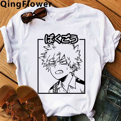 My Hero Academia Bakugou Boku No Todoroki Ropa Femenina Gr Fica