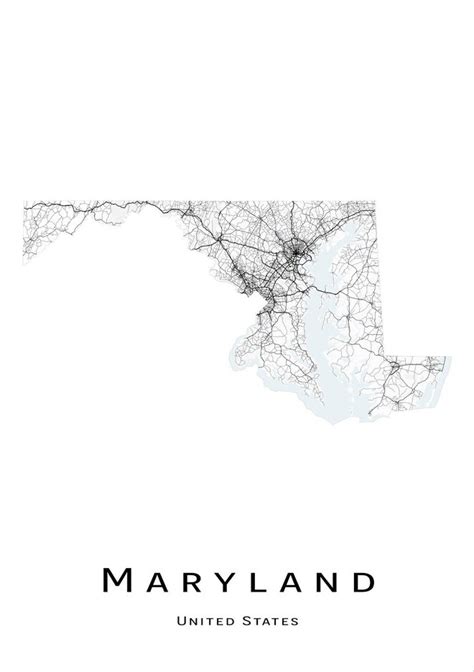 Maryland Map With Cities and Highways: Explore With Ease