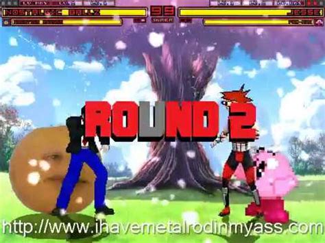 MUGEN Arcade Run Nostalgic Ballz And Annoying Orange 7 YouTube