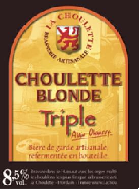 Choulette Blonde Triple Brasserie La Choulette Untappd