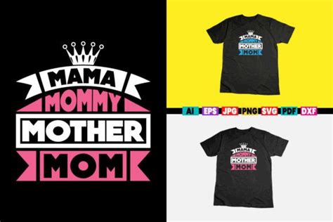 Mothers Day T Shirts Design Svg Crafts Graphic By Teesxpress