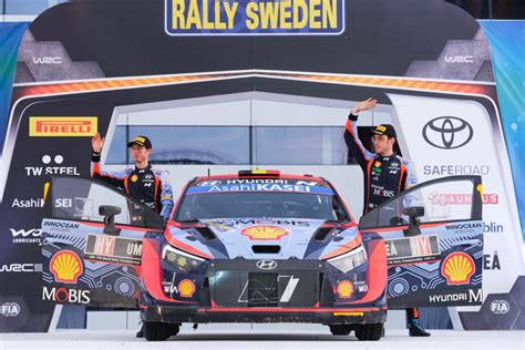 Podium In Rally Sweden Hyundai Motorsport Official Website