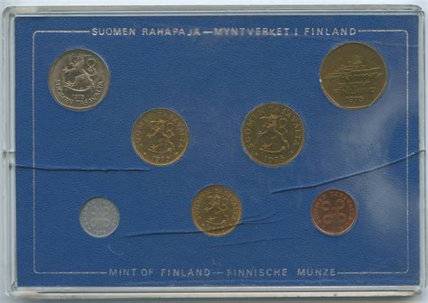 Finnland Offizieller Kursm Nzensatz Kms Gn Official Coins