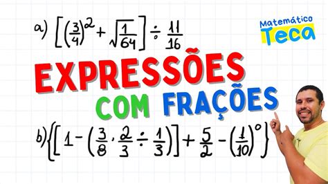 Expressões Com Frações Youtube