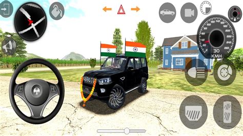 Dollar Song Indian Cars Simulator 3D Modified Black New Scorpio