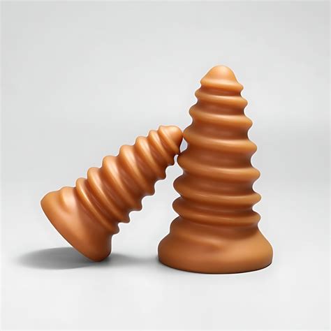 Sizes Spiral Monster Silicone Anal Plug With Suction Cup Anal Plug