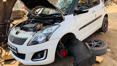 My Swift With New Suspension Installed Modified Maruti Swift