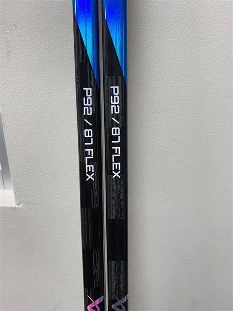 2 Pack Bauer Nexus Sync Hockey Sticks Senior 87 Flex P92 Used