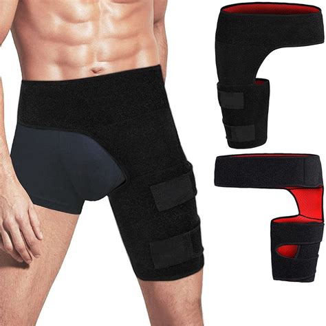 Aptoco Pcs Hip Thigh Support Brace Fits Hips Groin