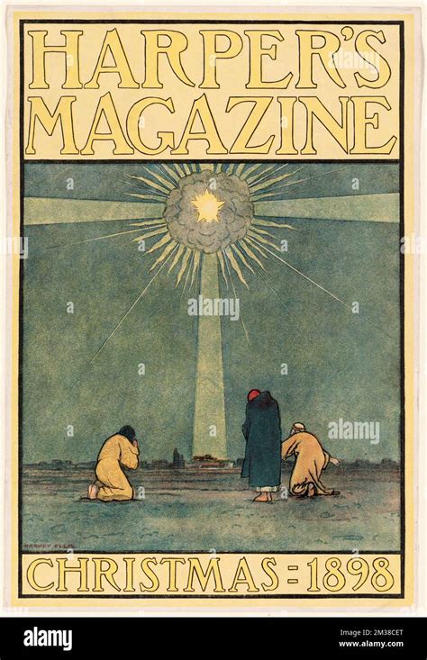 Harper's magazine, Christmas 1898 , Biblical events, Bowing, Periodicals, Magi, Star of ...