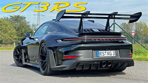 Porsche 992 GT3 RS 306km H REVIEW On Autobahn YouTube