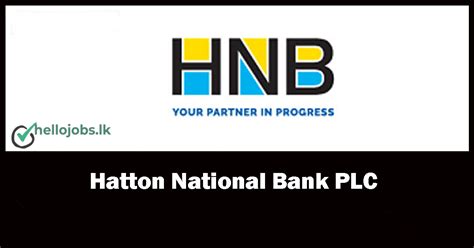 Bank Jobs Sri Lanka Trainee Bank Associate Hatton National Bank