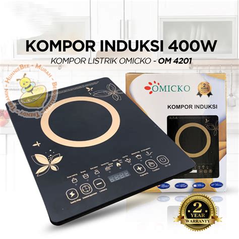 Jual Kompor LIstrik Induksi Omicko Kompor Listrik Touch Screen Low Watt