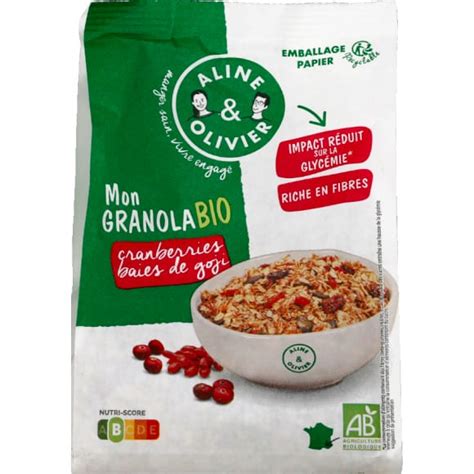 Aline And Olivier Granola Superfruits Rouges Monoprixfr