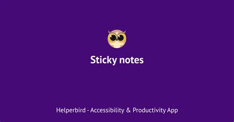 How To Use Sticky Notes On Websites PDF S In Helperbird Helperbird