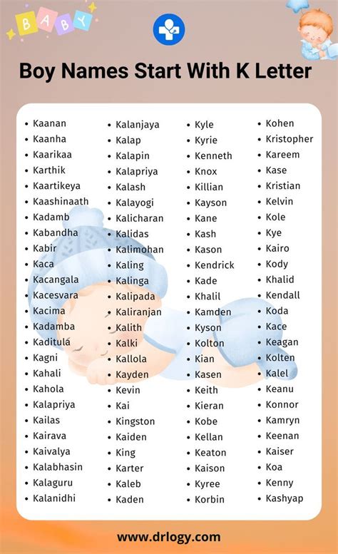 Baby Boy Names Start With K Letter Black Baby Boy Names Unique Baby