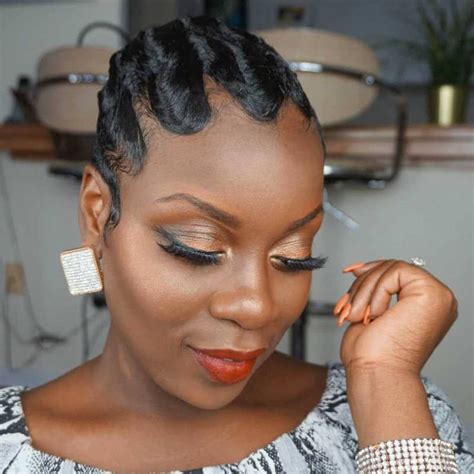 Really Cute Finger Wave Hairstyles For Black Women Atelier Yuwa