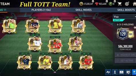 I Spent 500 Million To Upgrade My F2p Team FULL 129 OVR TOTT Team In