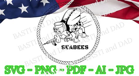 Us Navy Seabees Logo Svg Png Ai Pdf Vector And Jpeg Seals We