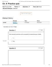 Ch Practice Quiz Ecn Principles Of Microeconomics Section W