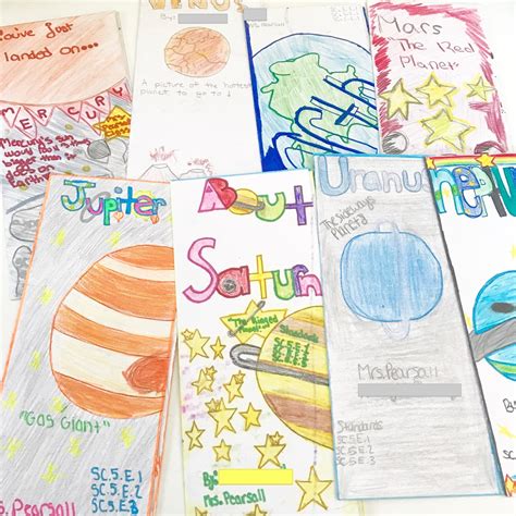 Solar System Brochure Student Projects